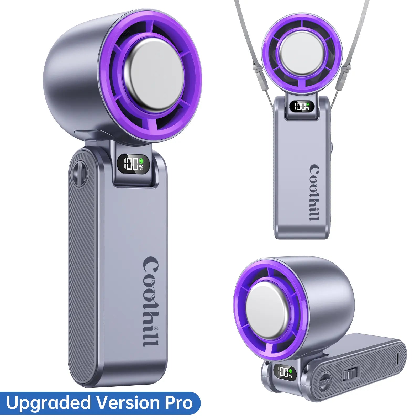 Foldable High-Speed Turbo Handheld Fan